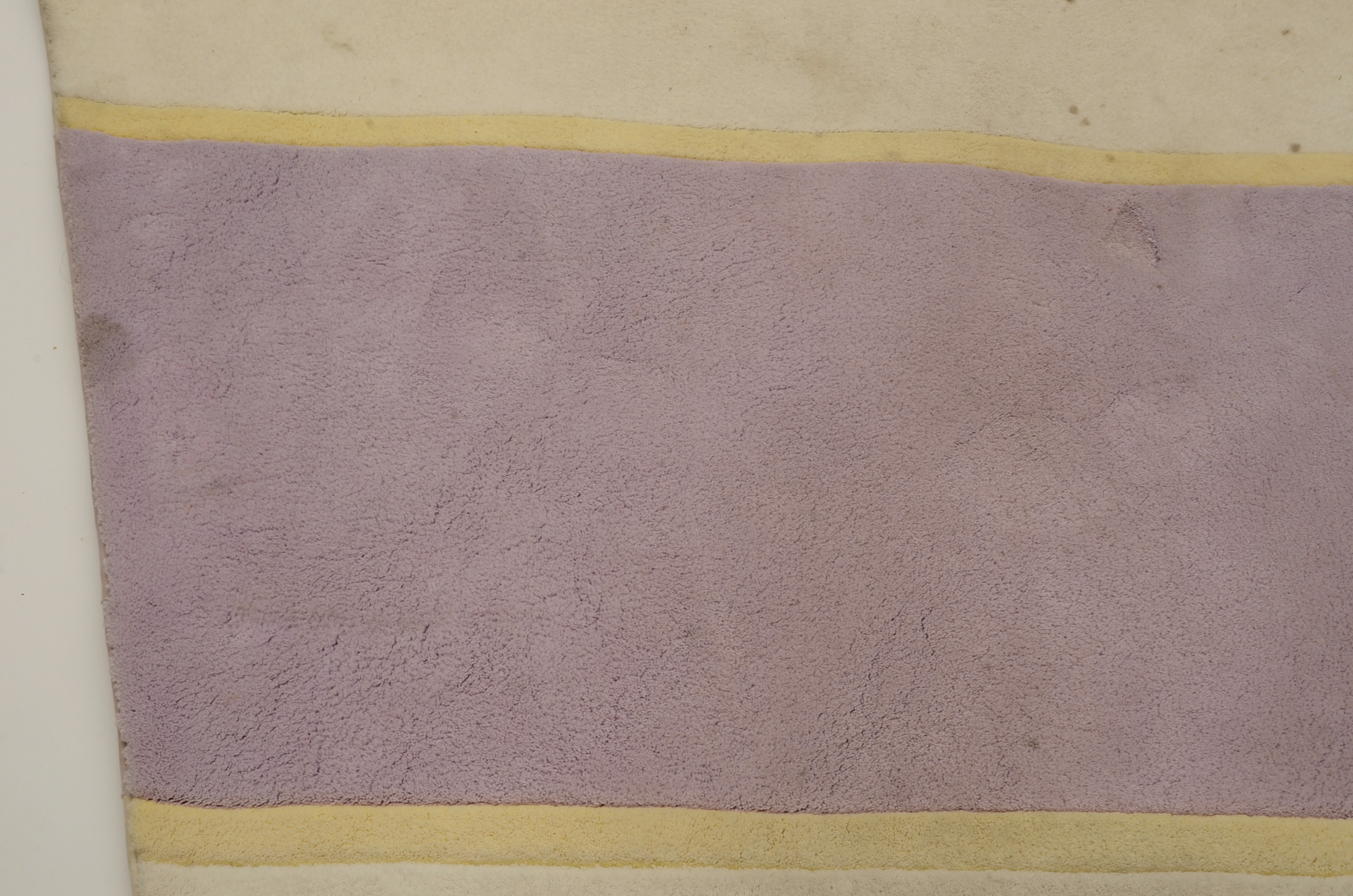 Area Rug in Cream with Rose Border