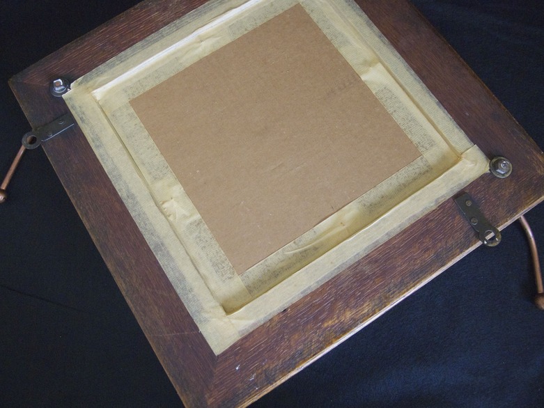 Framed Mirror and Wall Candle Holders