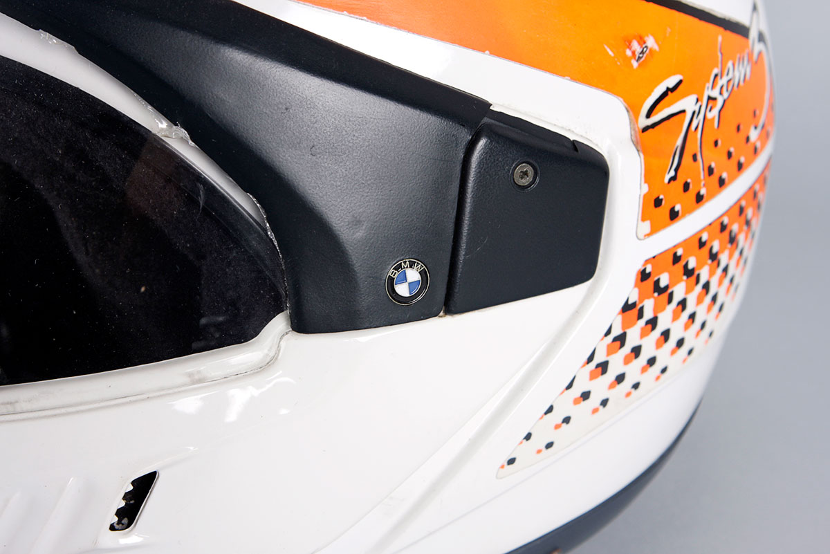 Pair of BMW System 3 Helmets