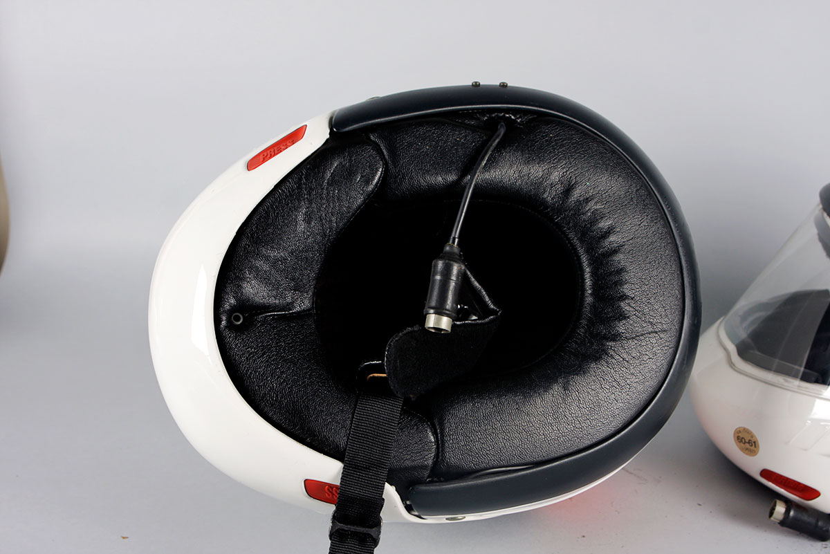 Pair of BMW System 3 Helmets