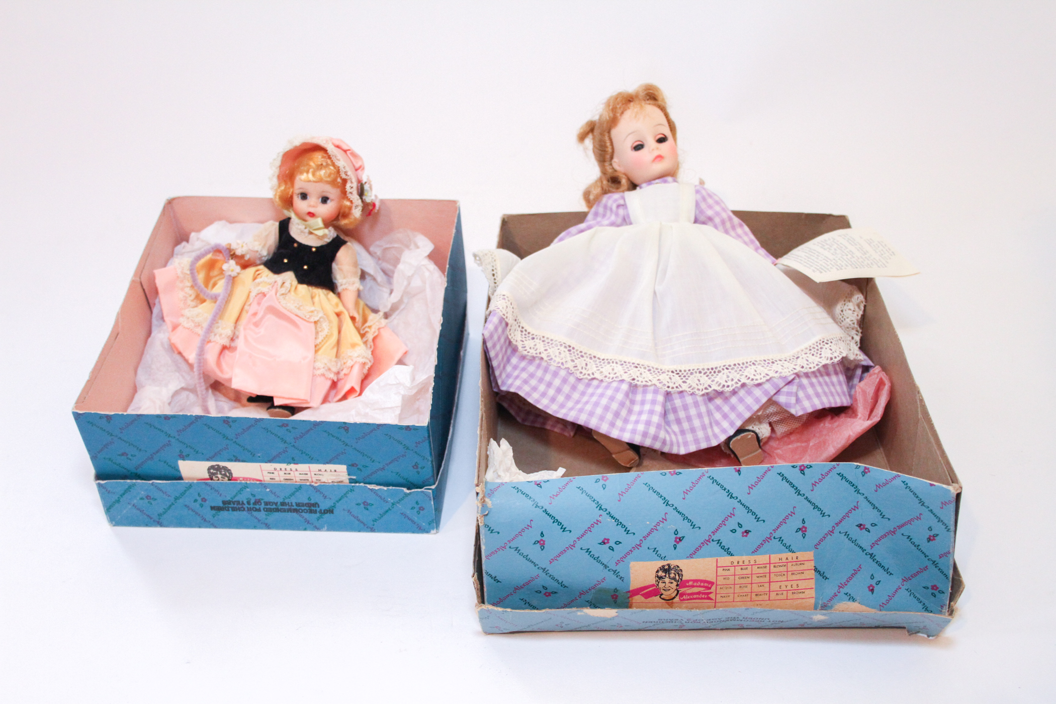 Pair of Madame Alexander Vintage Dolls