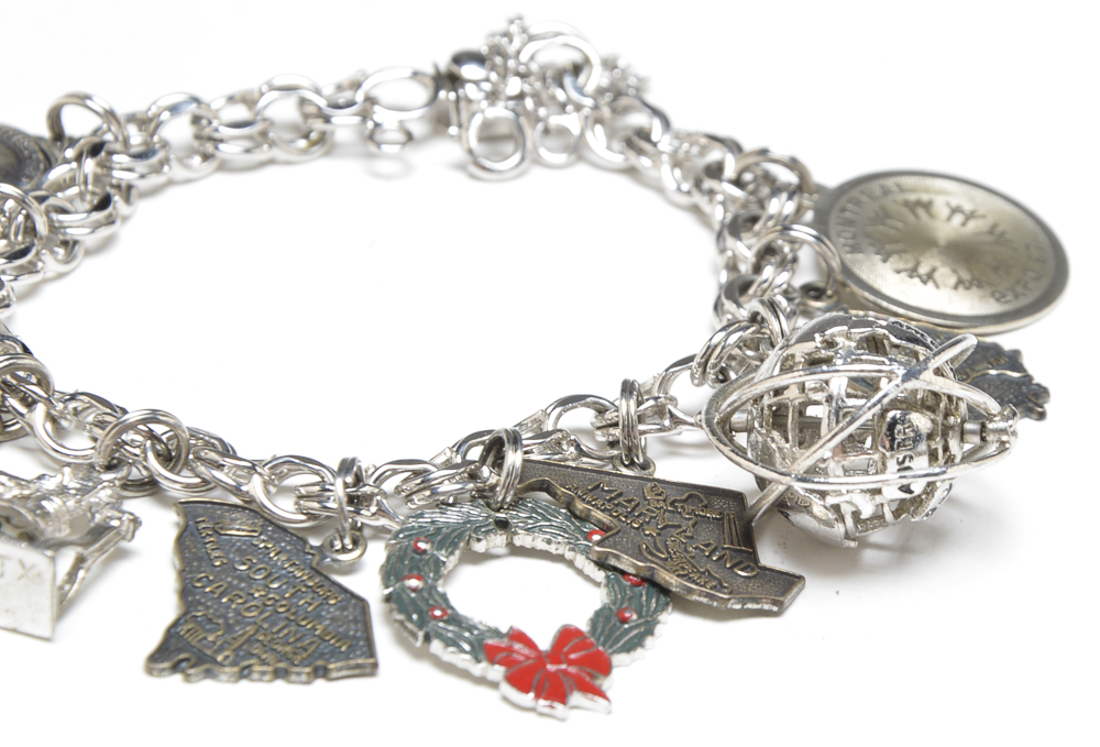 Rhythm Sterling Charm Bracelet