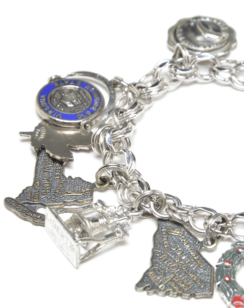Rhythm Sterling Charm Bracelet