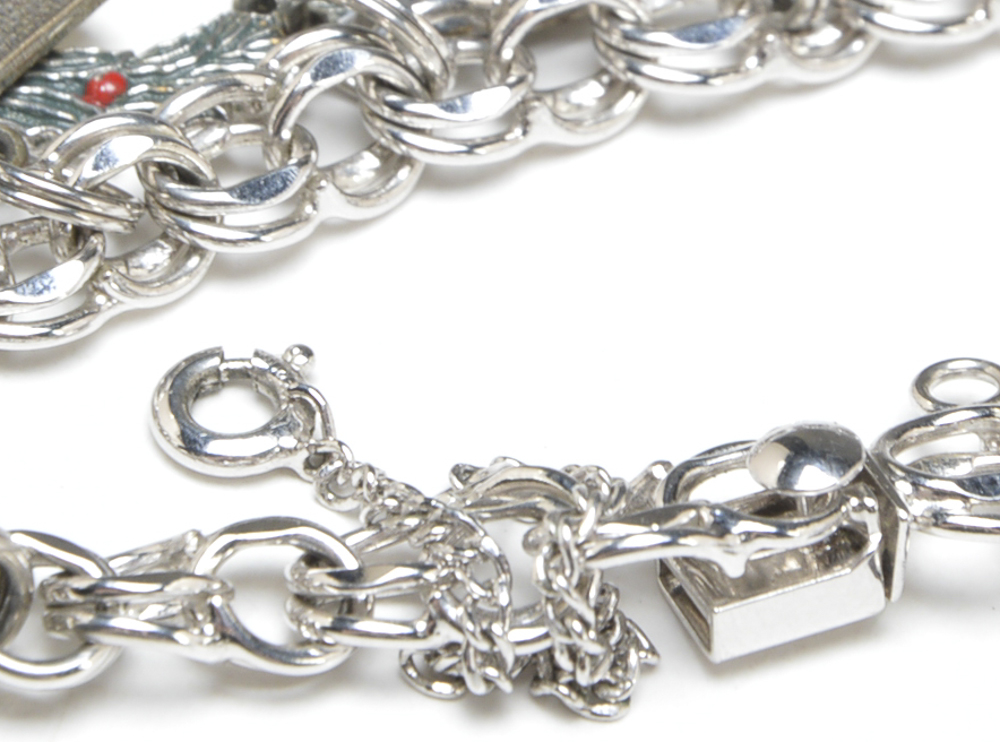 Rhythm Sterling Charm Bracelet