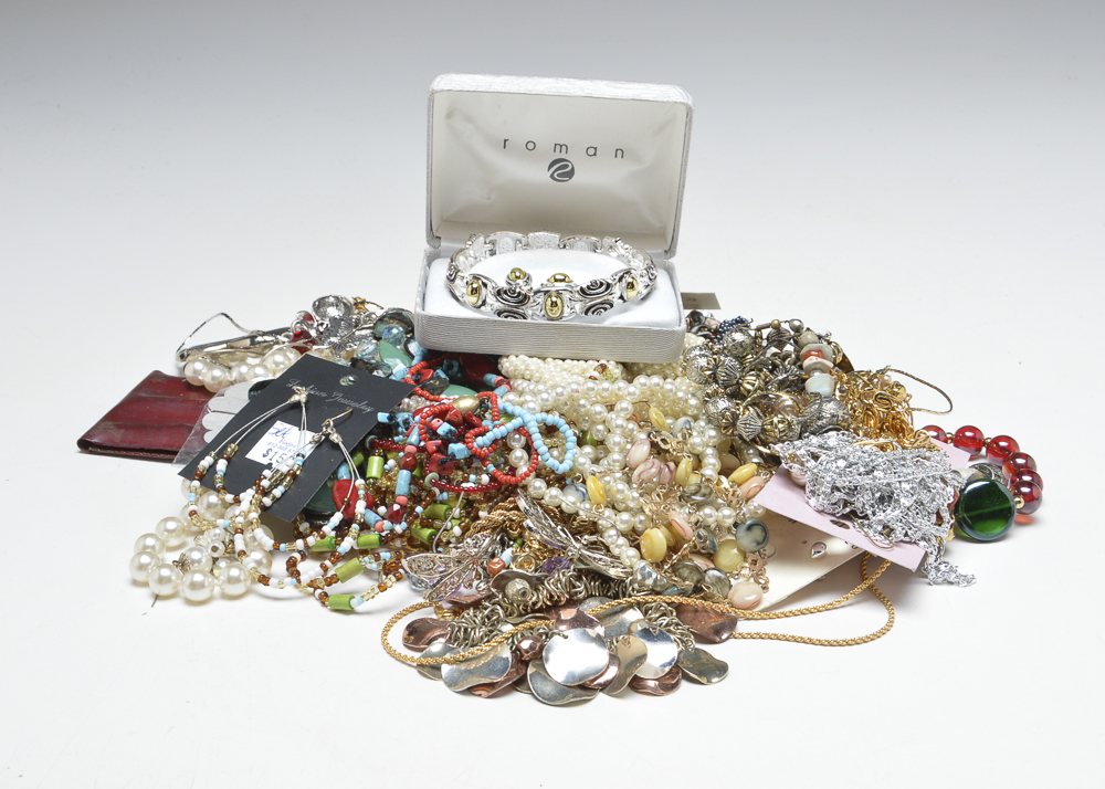 Large Group of Costume Jewelry