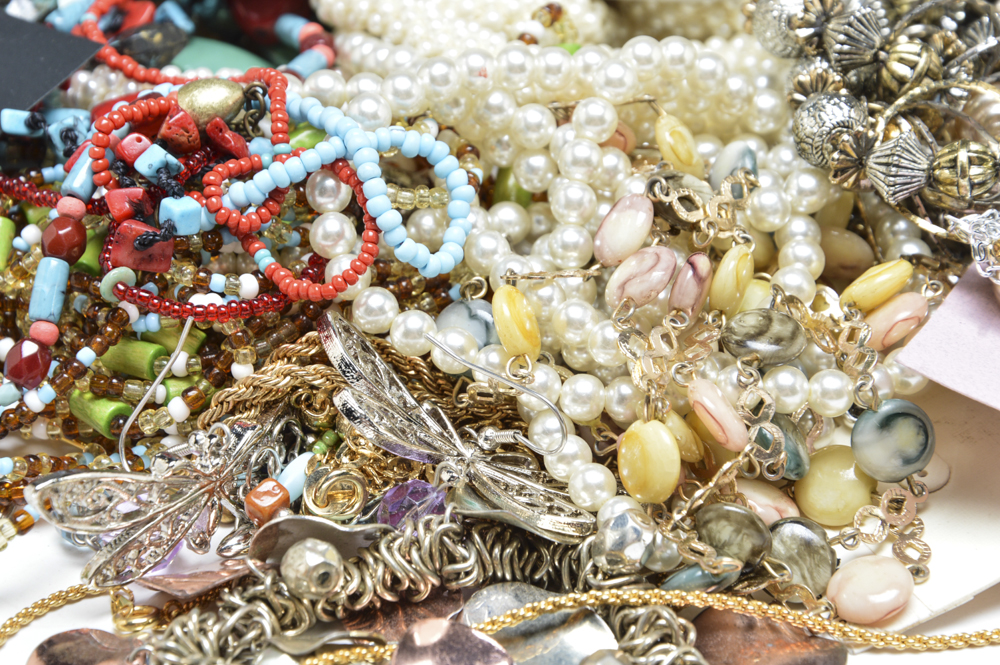 Large Group of Costume Jewelry