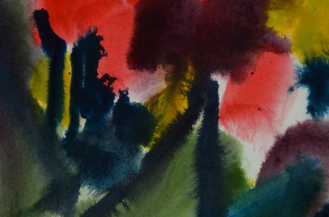 Jack Meanwell Original Floral Paintings on Paper