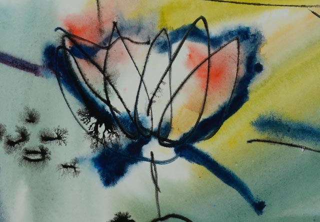 Jack Meanwell Original Floral Paintings on Paper