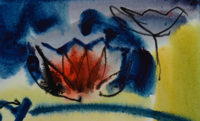 Jack Meanwell Original Floral Paintings on Paper