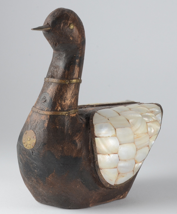 Mother of Pear Duck Figurines and Boxes