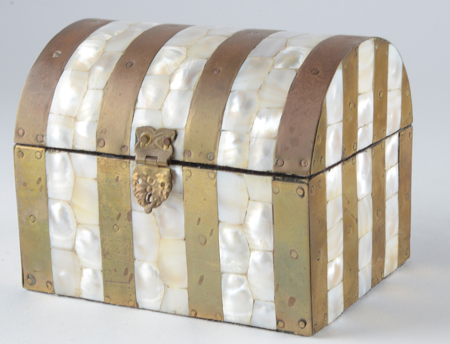 Mother of Pear Duck Figurines and Boxes