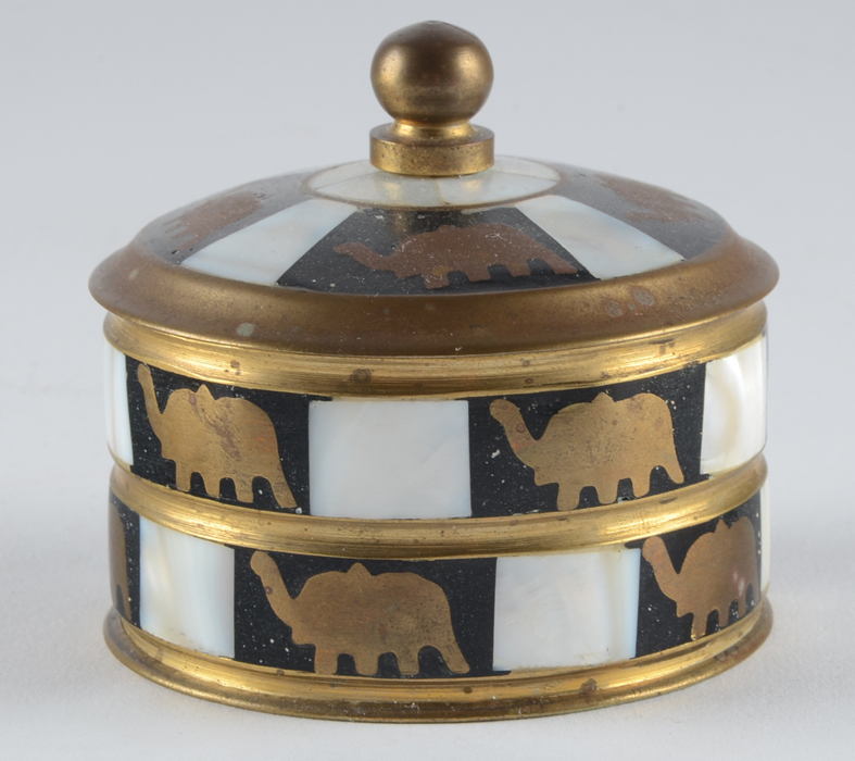 Mother of Pear Duck Figurines and Boxes