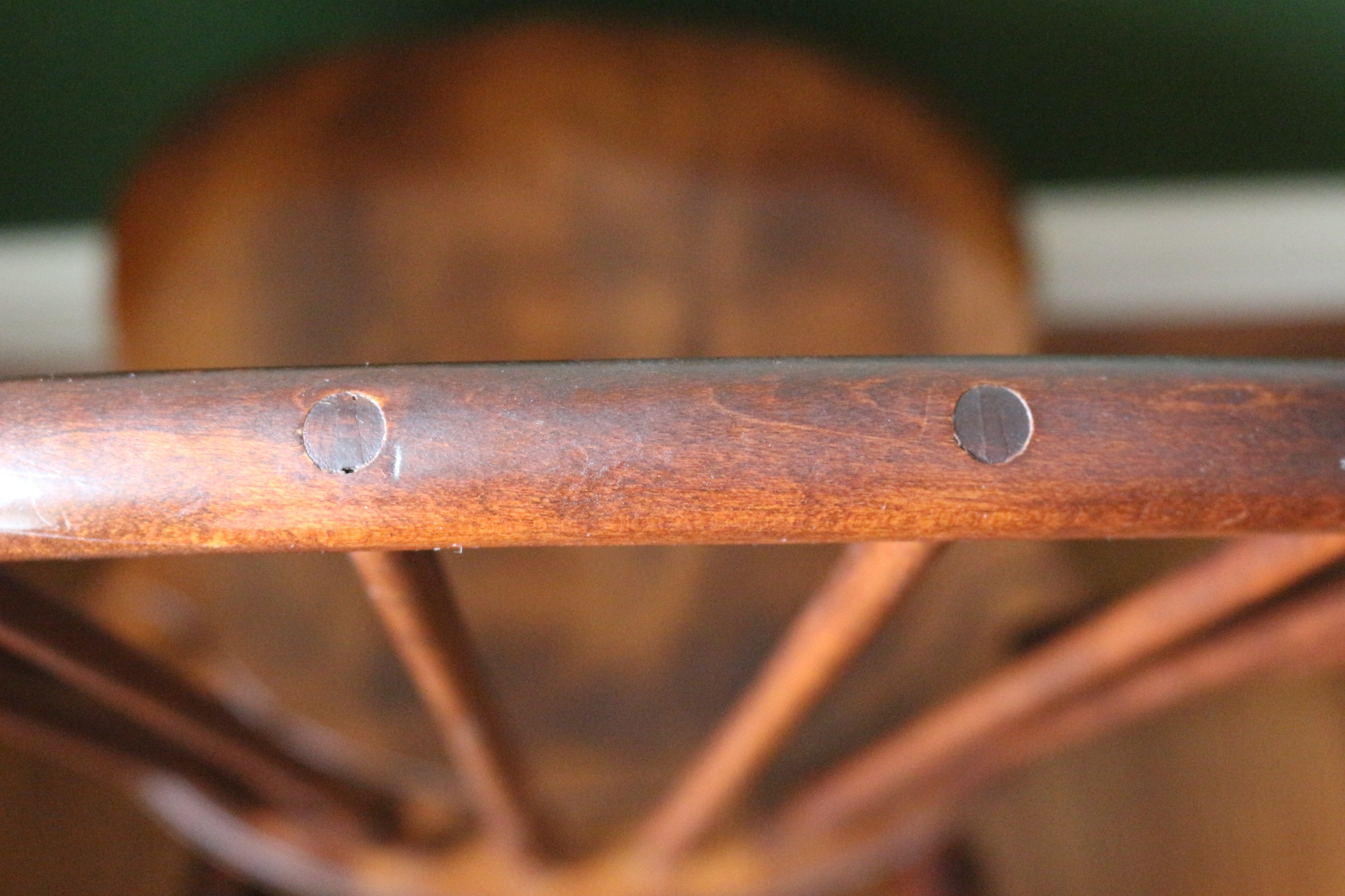 Verbarg's Dining Table and Eight Windsor Chairs