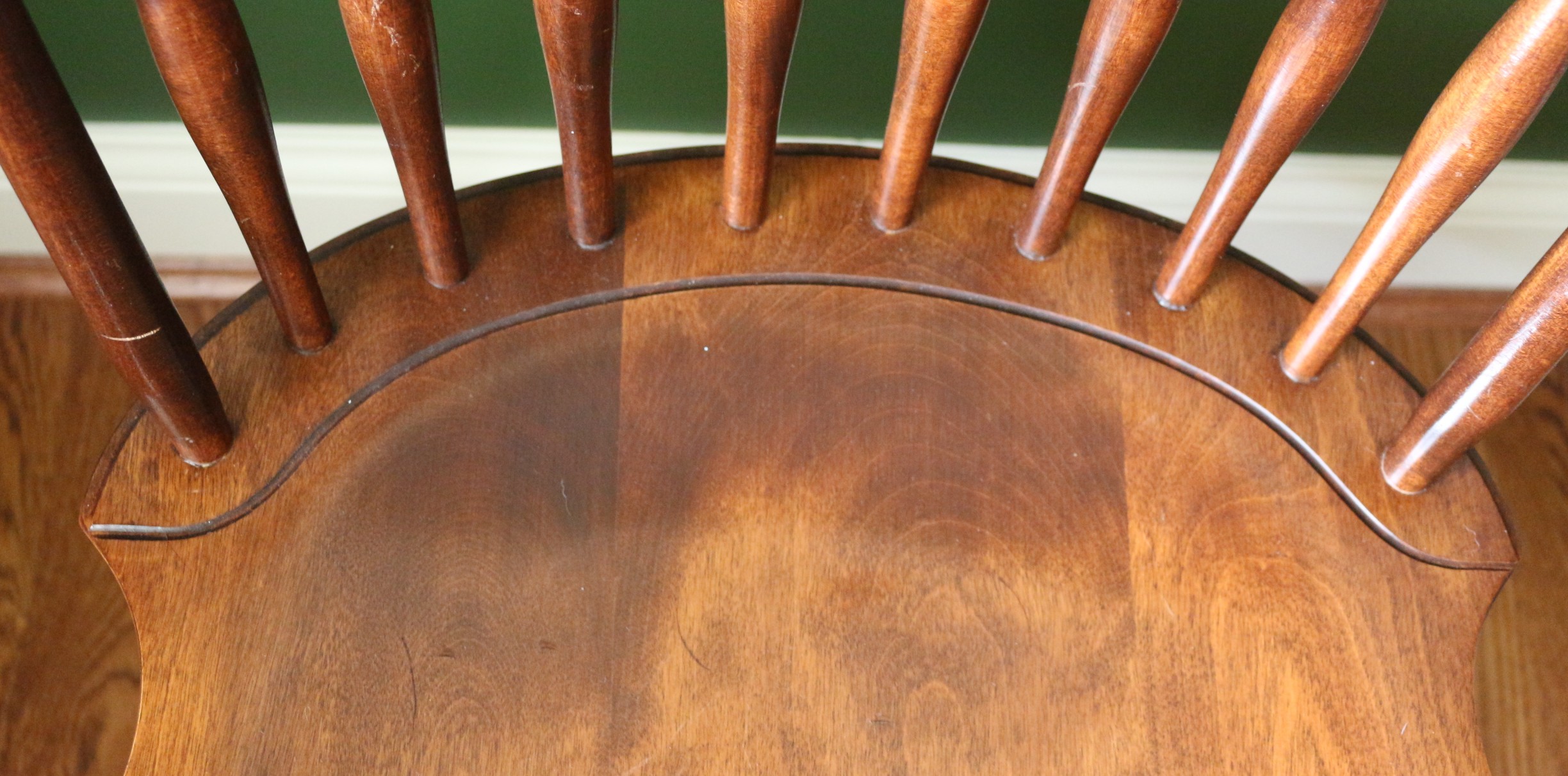 Verbarg's Dining Table and Eight Windsor Chairs