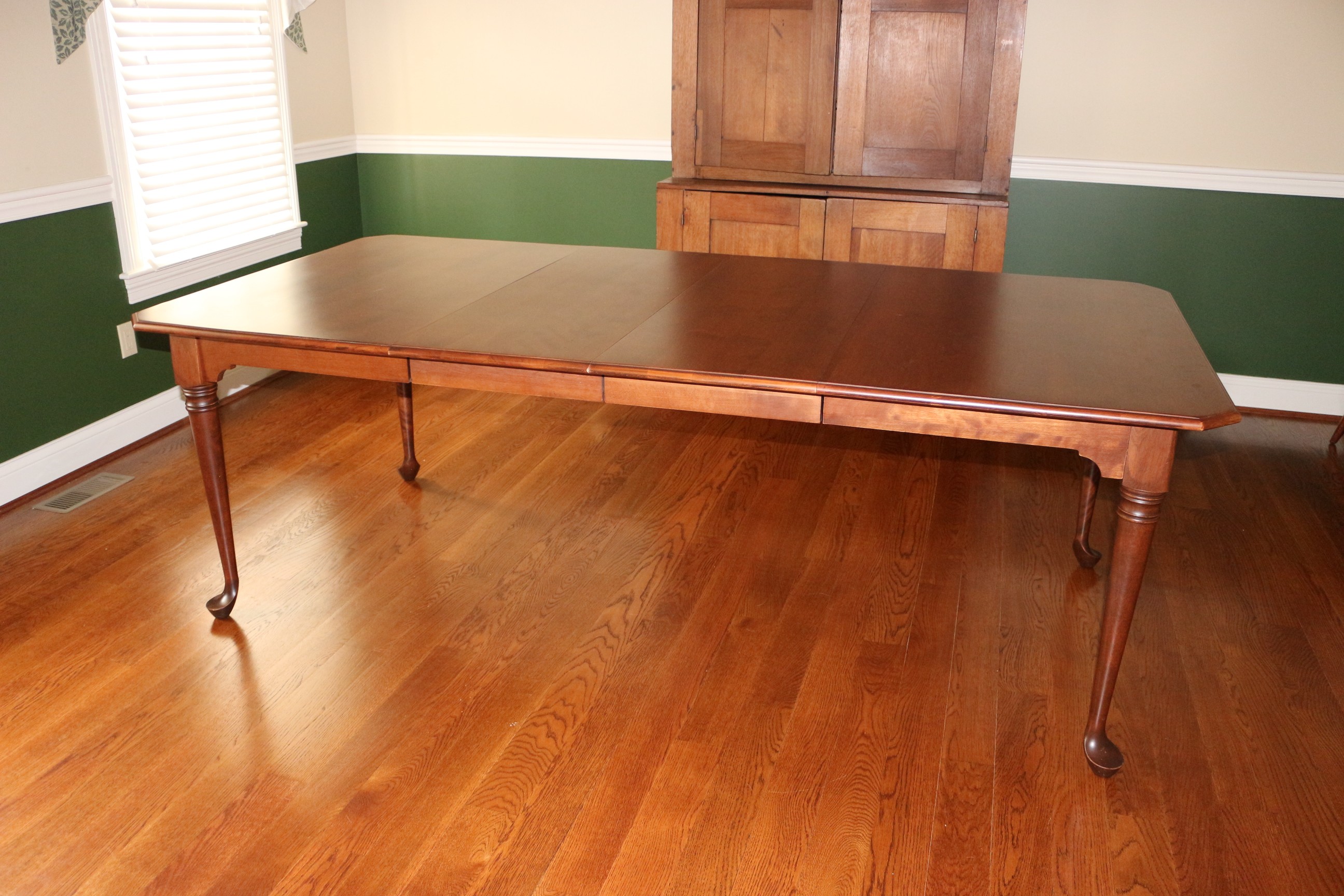 Verbarg's Dining Table and Eight Windsor Chairs