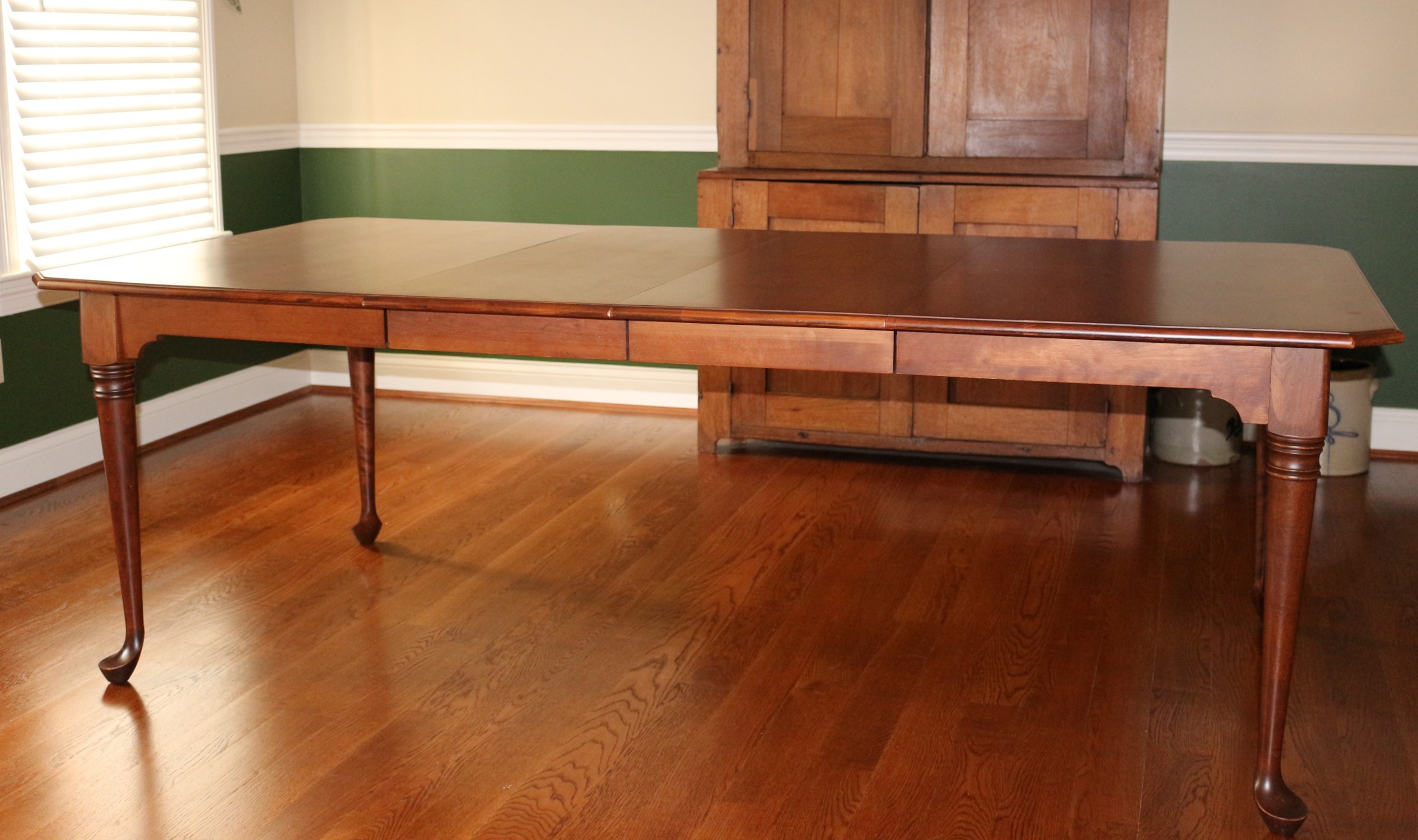 Verbarg's Dining Table and Eight Windsor Chairs