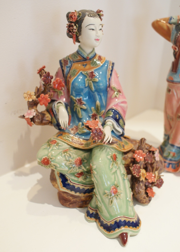 Three Lam Wai Tung Chinese Statues