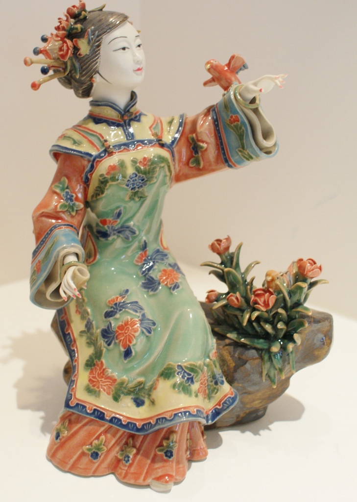 Three Lam Wai Tung Chinese Statues