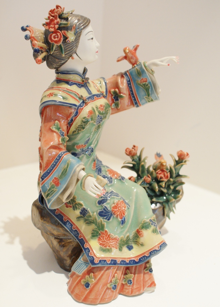 Three Lam Wai Tung Chinese Statues