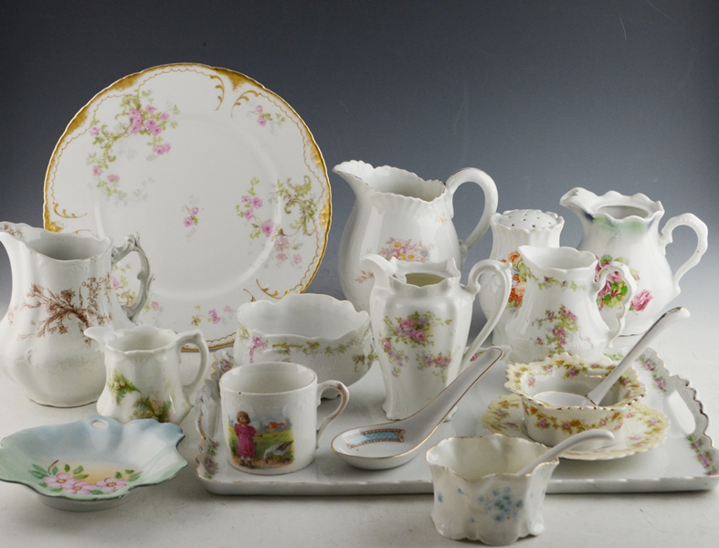 Large Assortment of Floral Patterned China