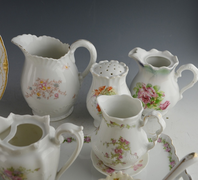 Large Assortment of Floral Patterned China