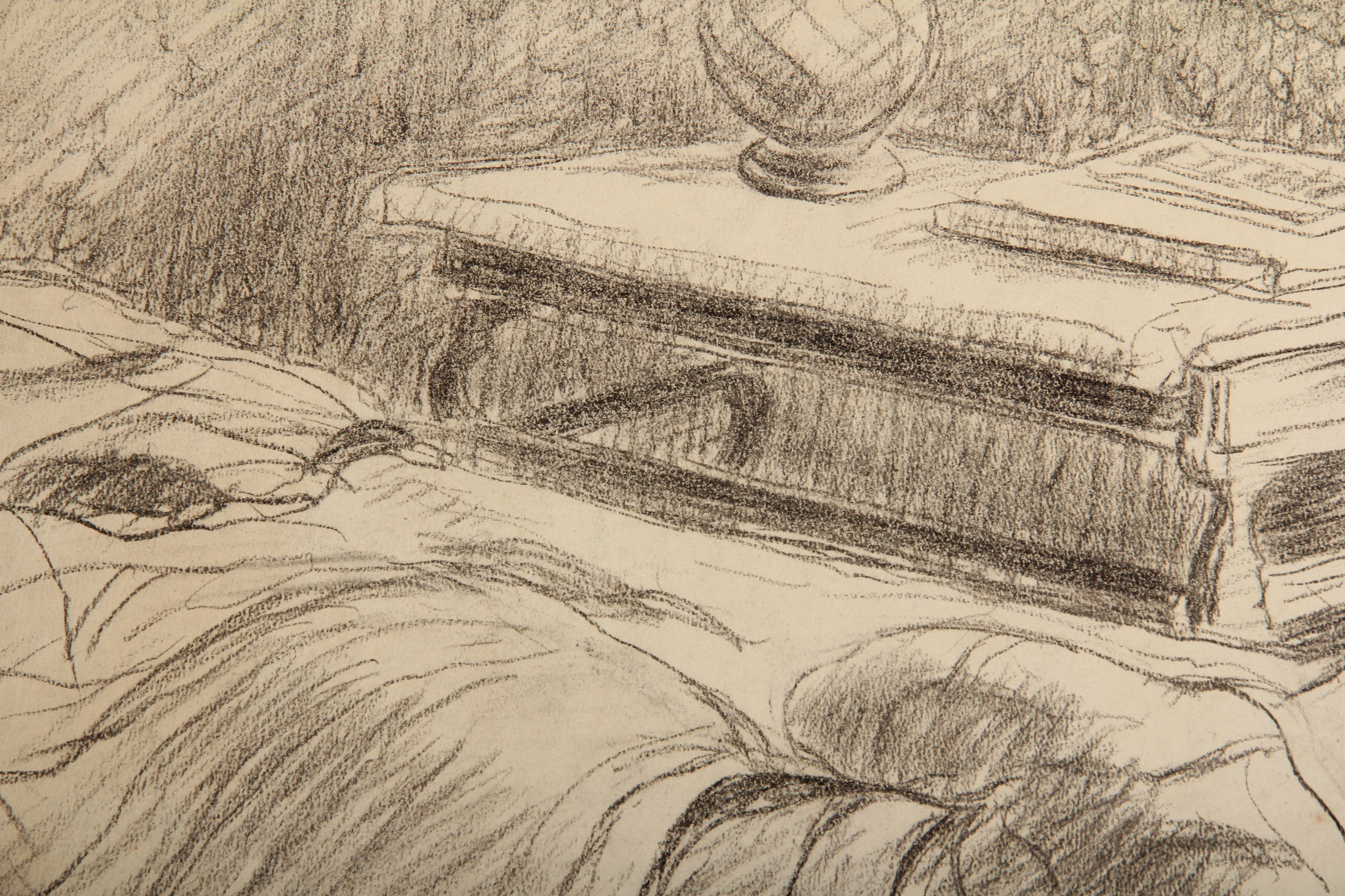 Charcoal Drawing of Woman from Chadeayne Portfolio