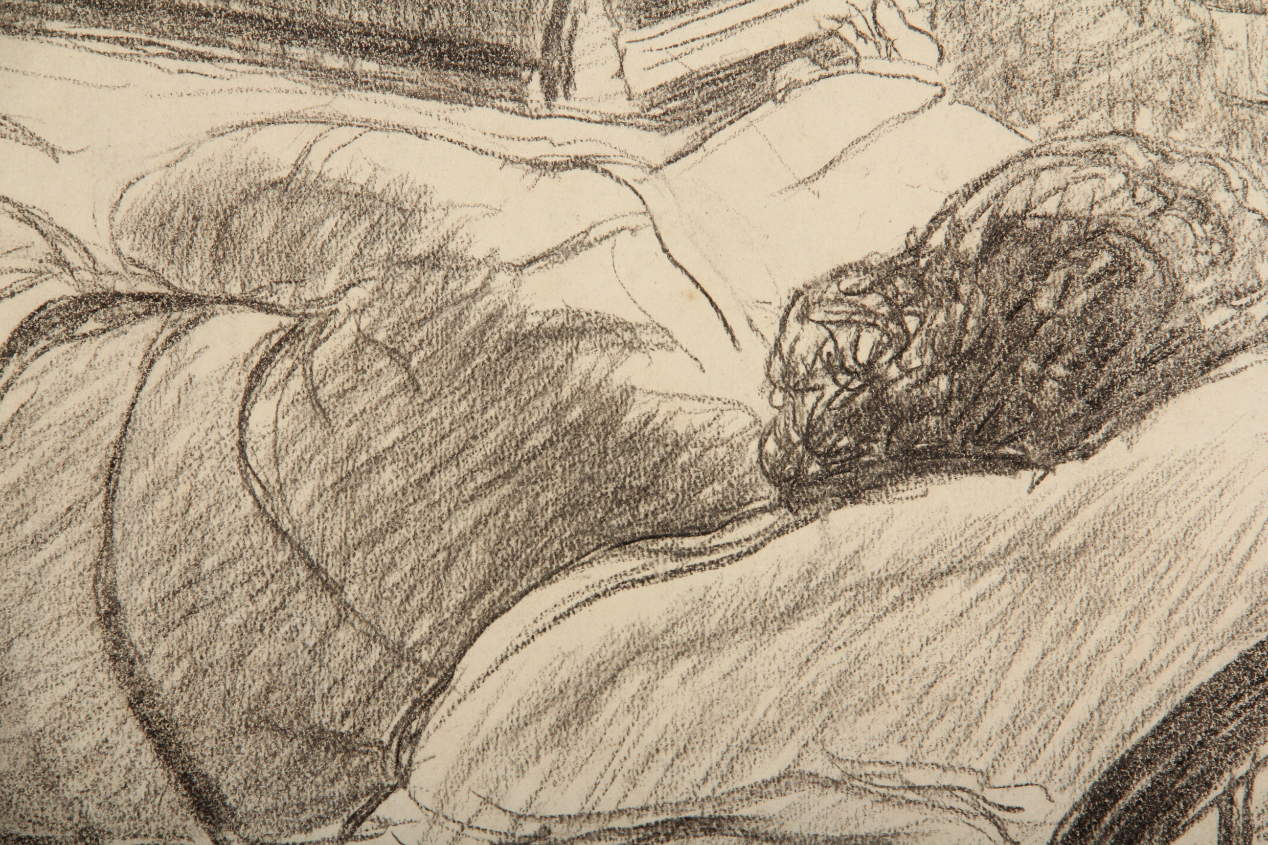 Charcoal Drawing of Woman from Chadeayne Portfolio