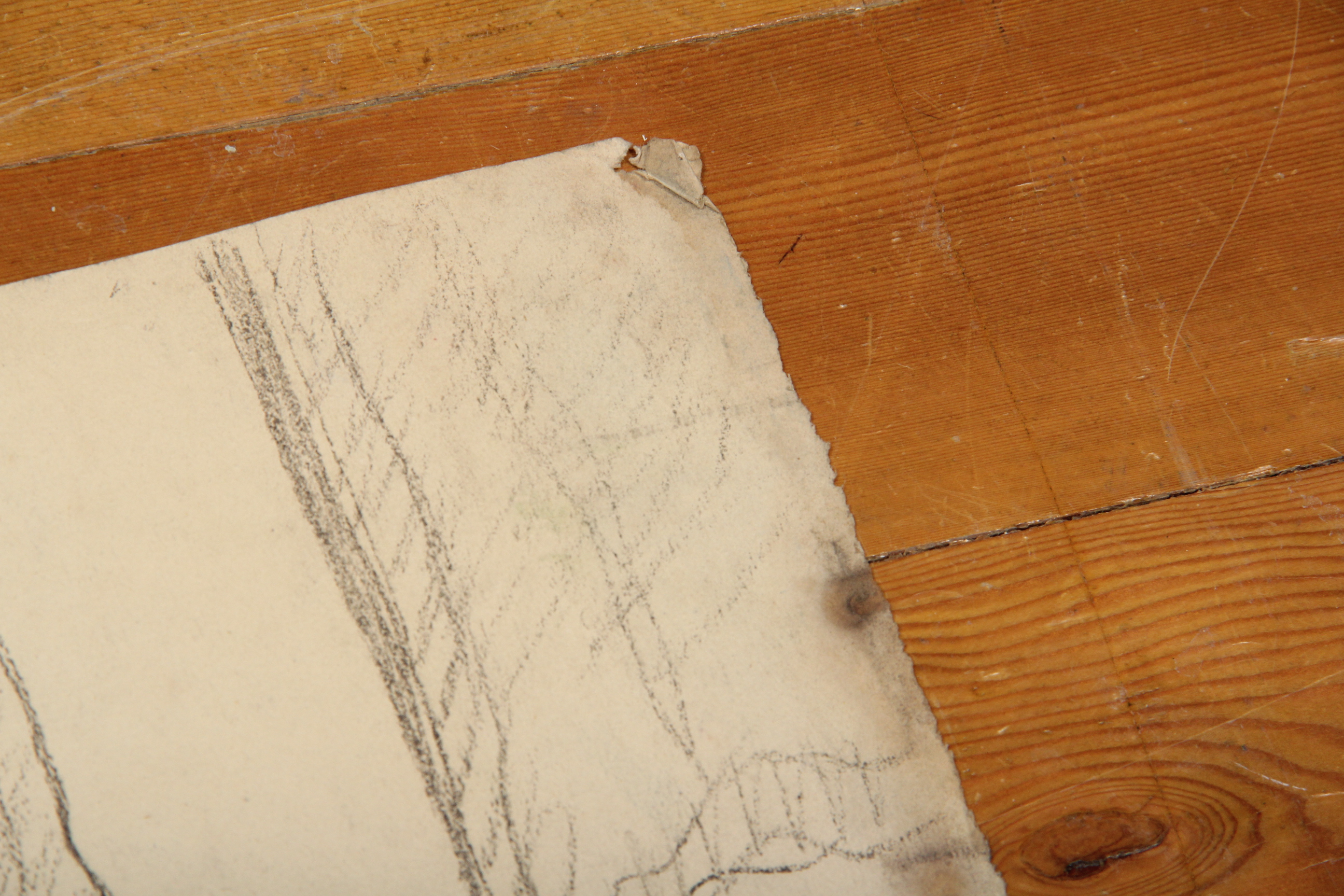 Charcoal Drawing of Woman from Chadeayne Portfolio