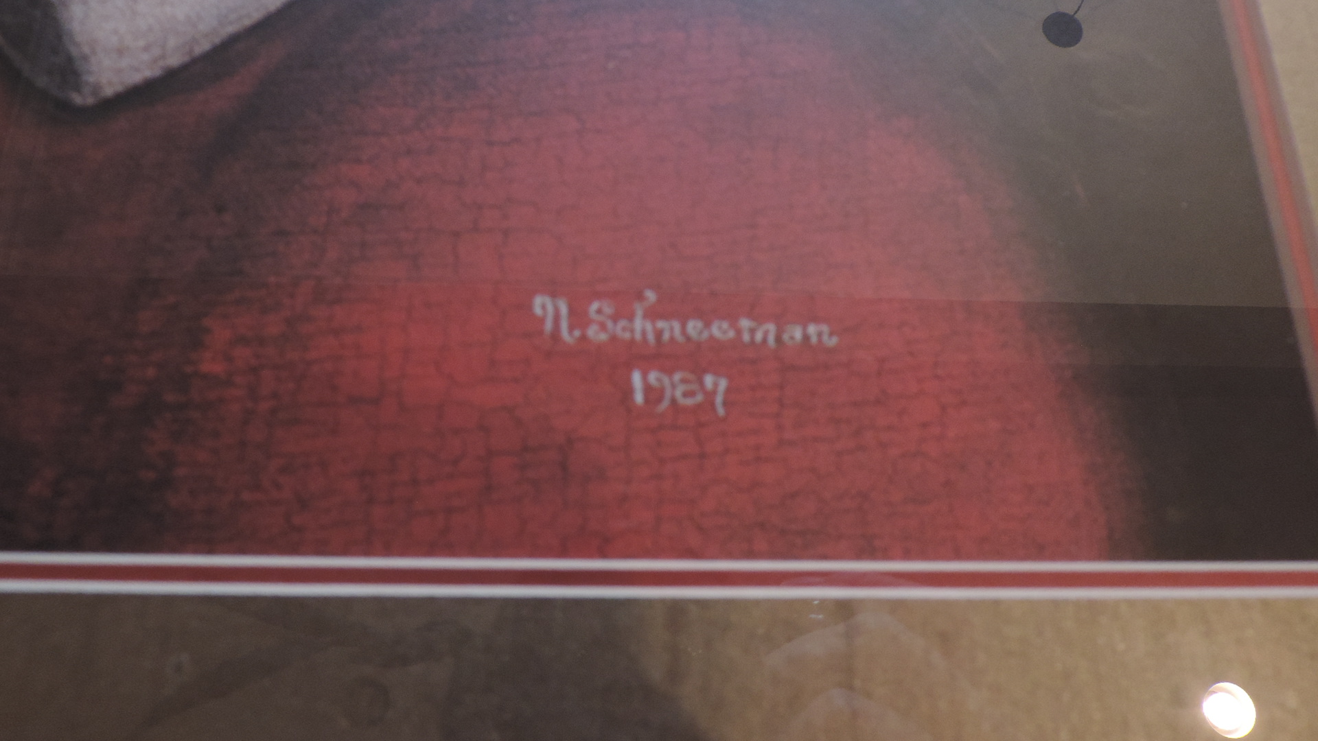 N Schneeman 1987 Print