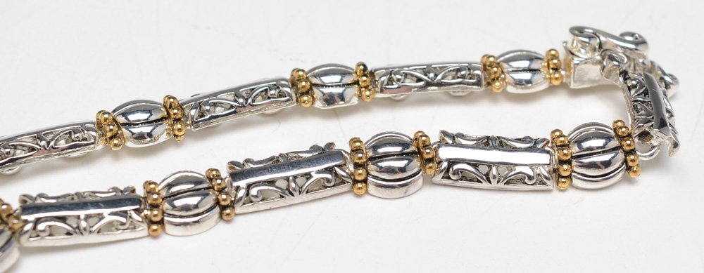 Group of Costume Jewelry Including Gold Filled Bracelet