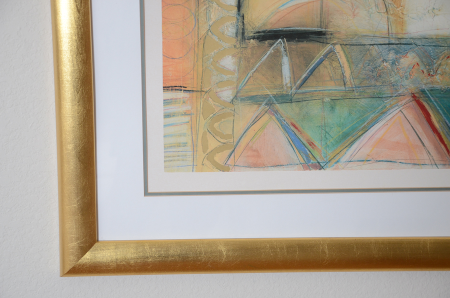 Modern Abstract Photo Offset Lithograph