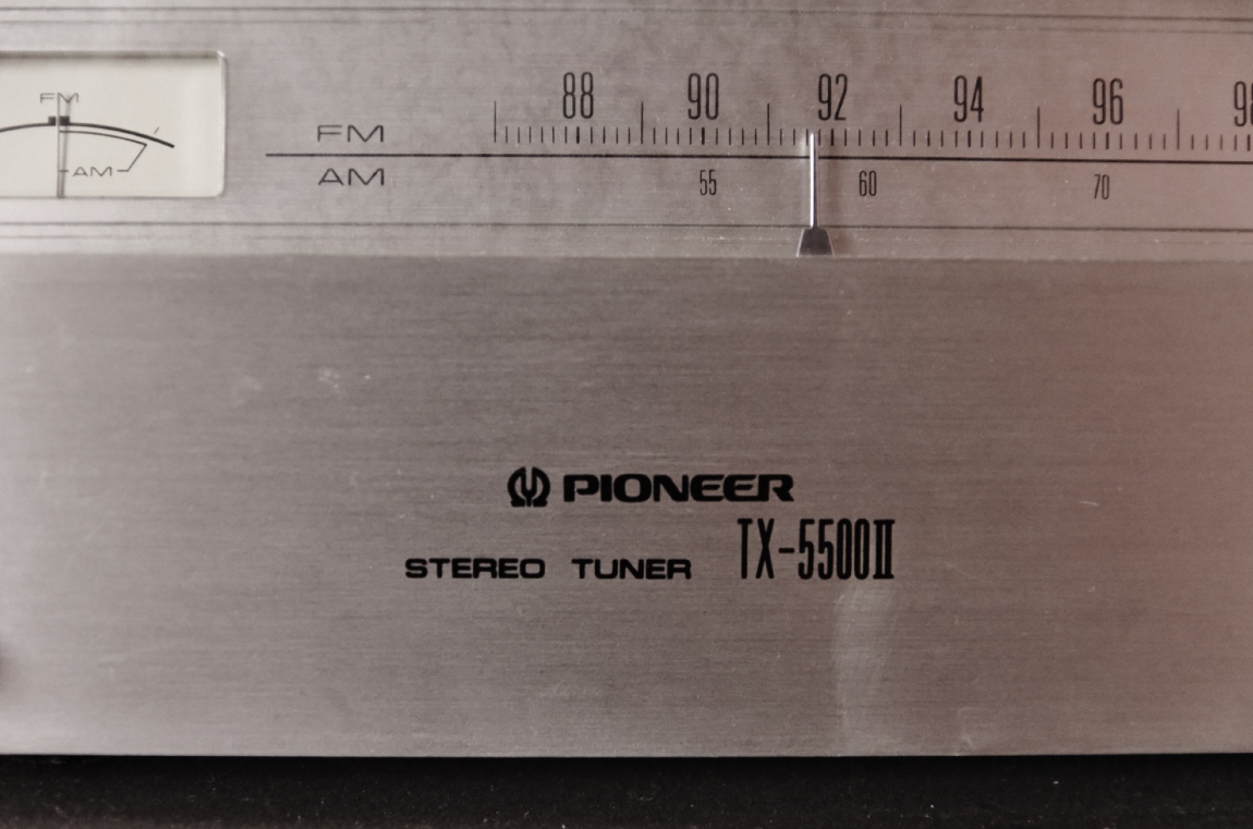 Pioneer Tuner and Cassette Deck with Cassettes and Storage