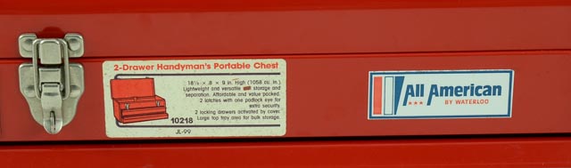 All American Two Drawer Handyman's Chest