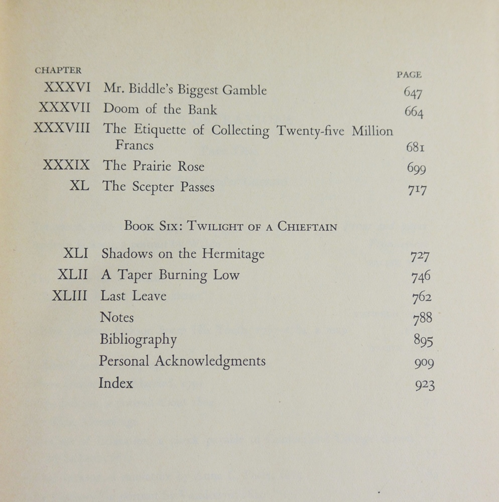 "The Life of Andrew Jackson" Copyright 1938