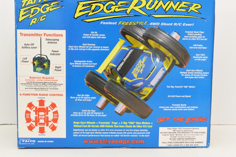 New-in-Box "TAIYO Edge Fastest 4WD Stunt R/C Ever"