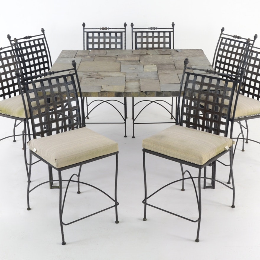 Tiled Patio Table and Chairs