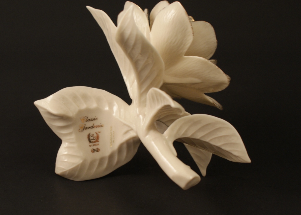 Three Lenox Bone China Flowers