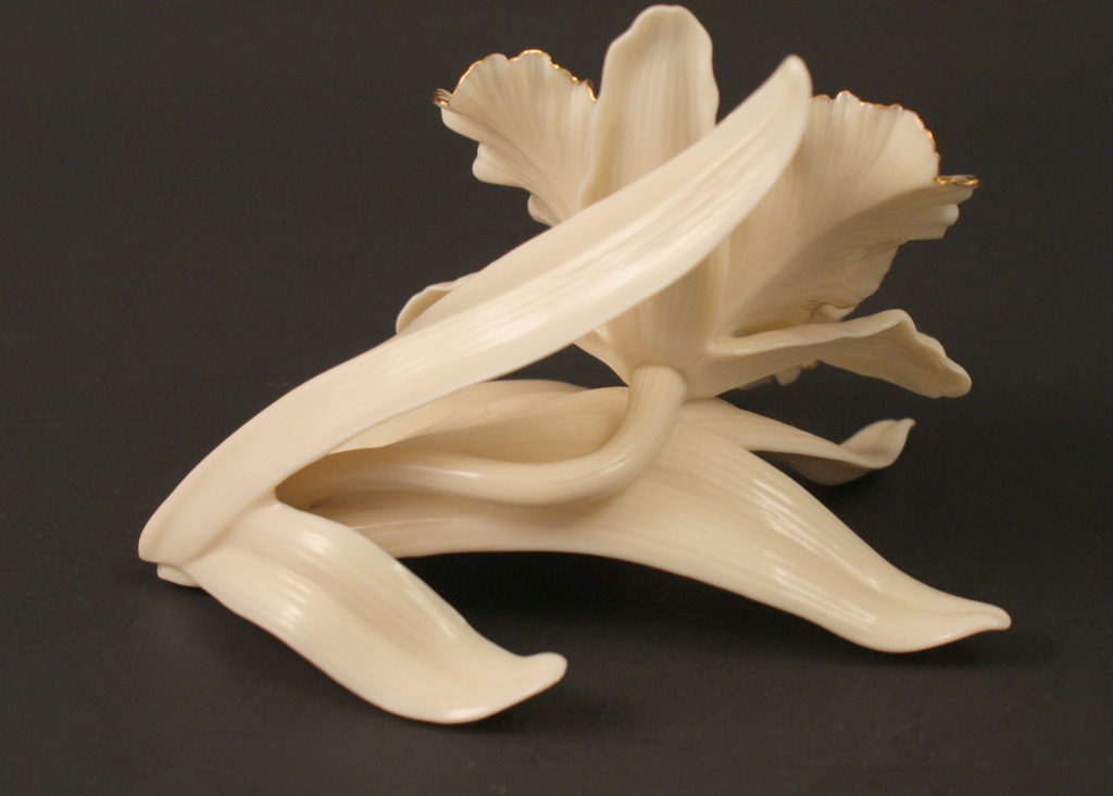 Three Lenox Bone China Flowers