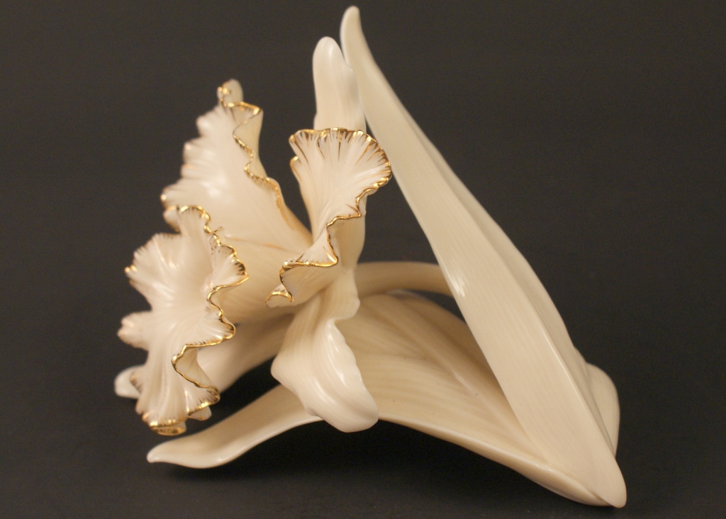 Three Lenox Bone China Flowers