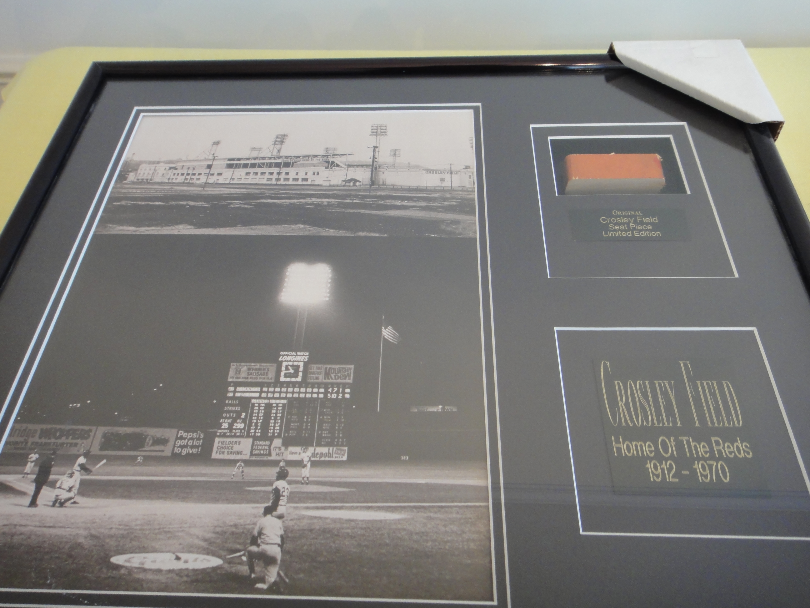Baseball's Crosley Field Memoribilia