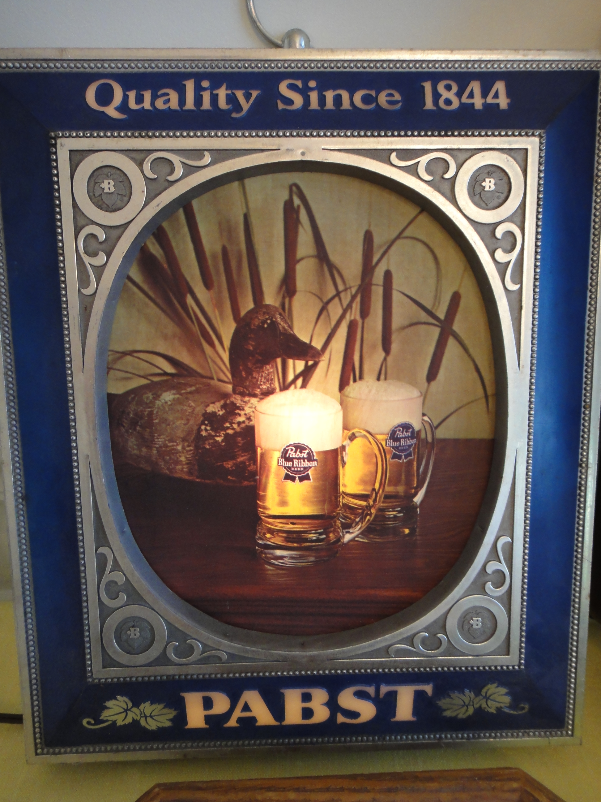 Four Vintage Lighted Beer Signs