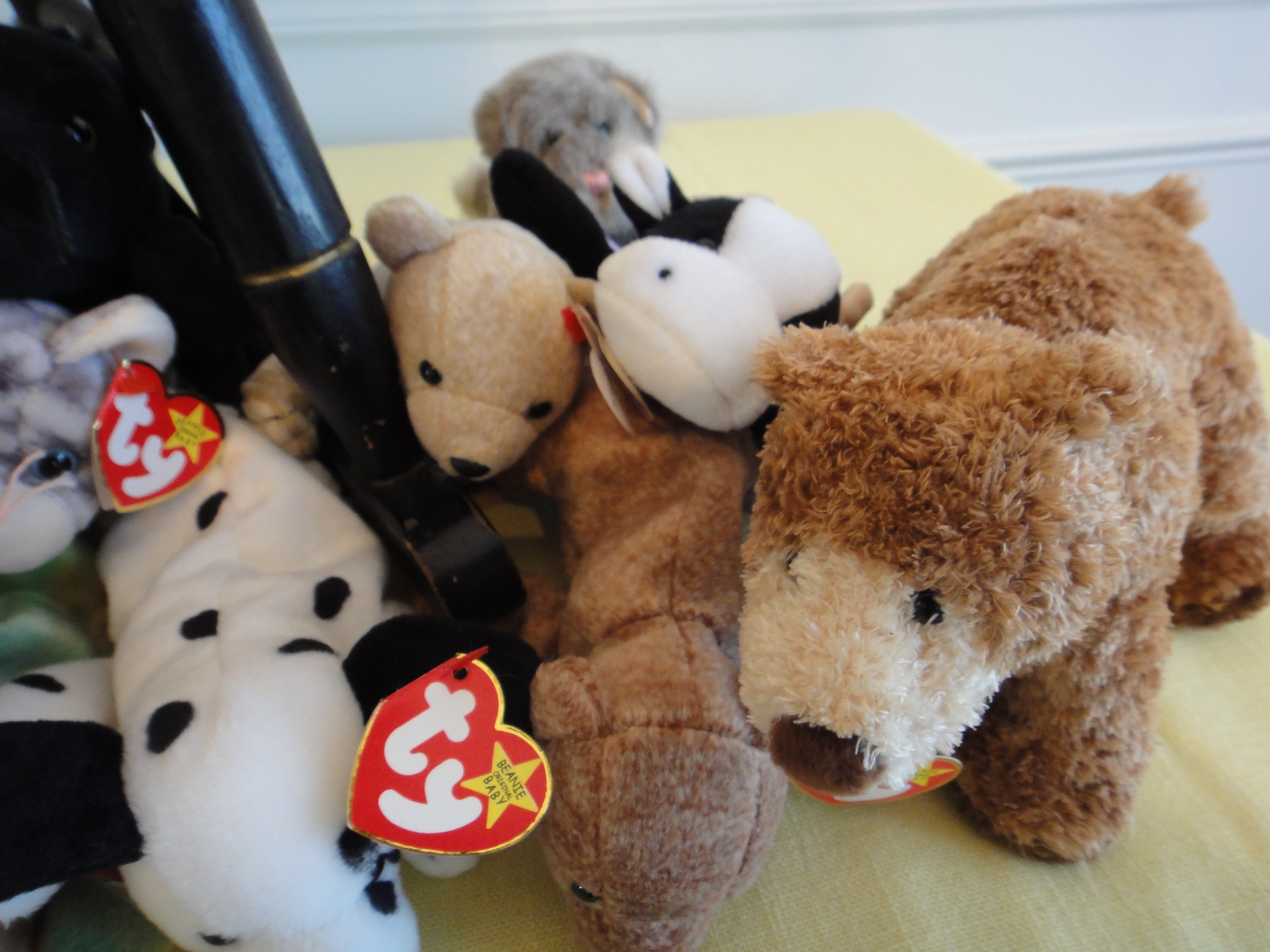 Rocking Chair Filled With Beanie Babies