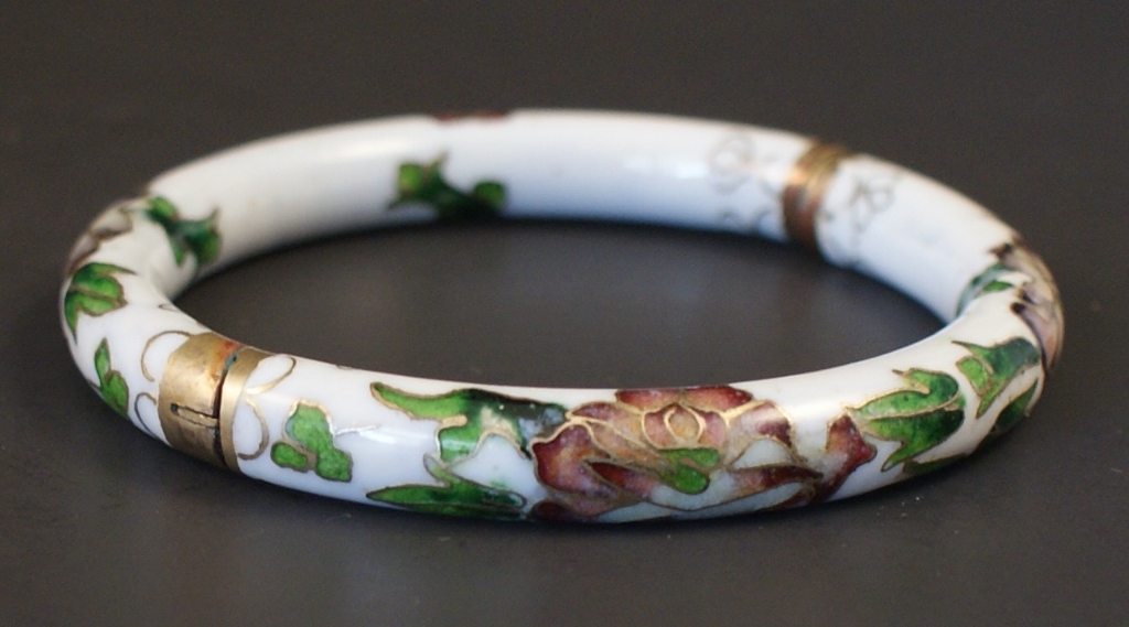 Group of Fourteen Cloisonne Bangle Bracelets