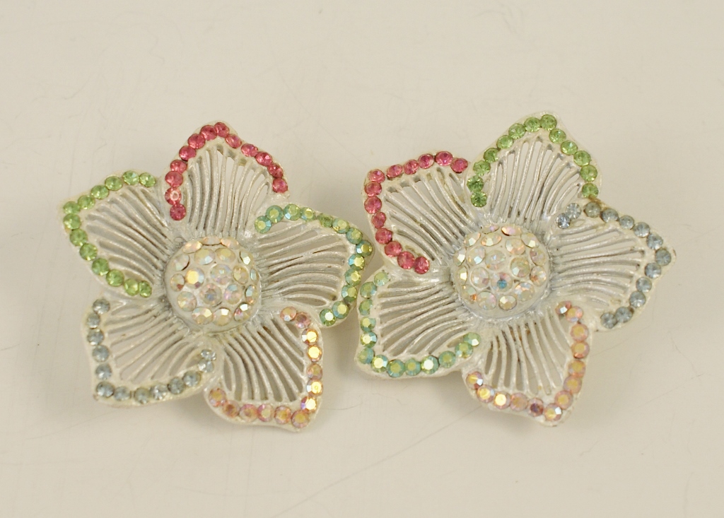 Seven Pairs of Vintage Earrings