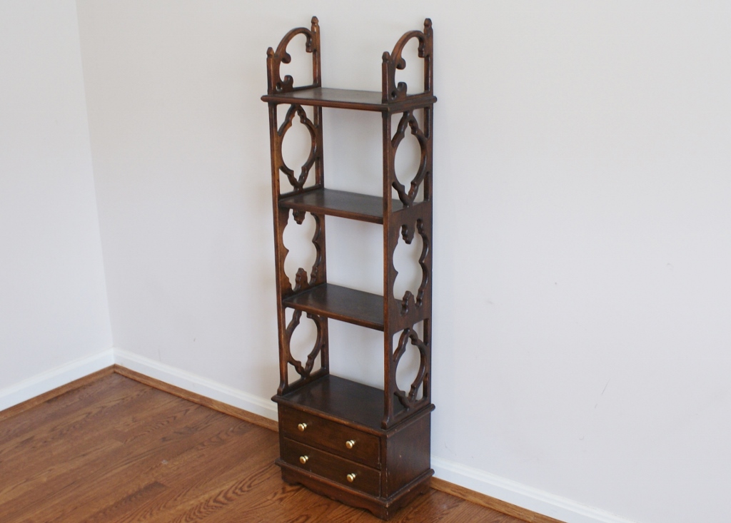 Vintage Curio Shelf