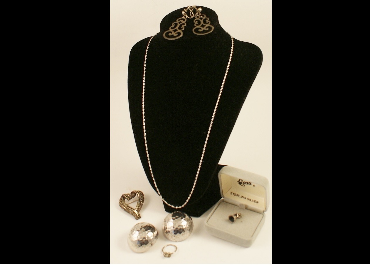 Group of Sterling Silver Jewelry