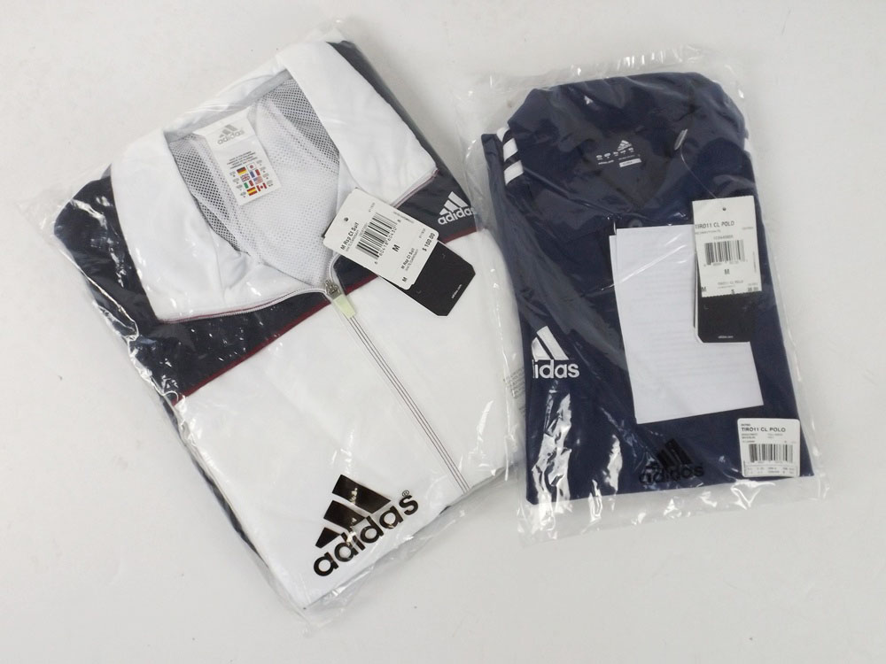 Men's Adidas Soccer Jacket and Pants Set and Tiro Polo Shirt