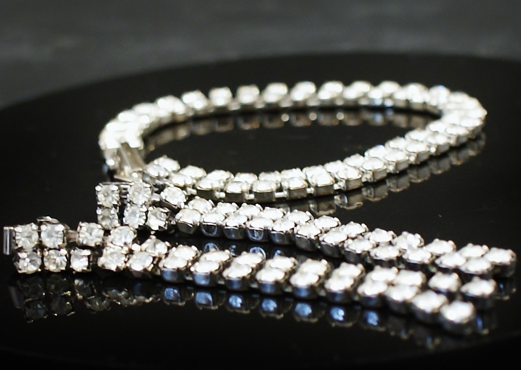 Vintage Rhinestone Jewelry Group