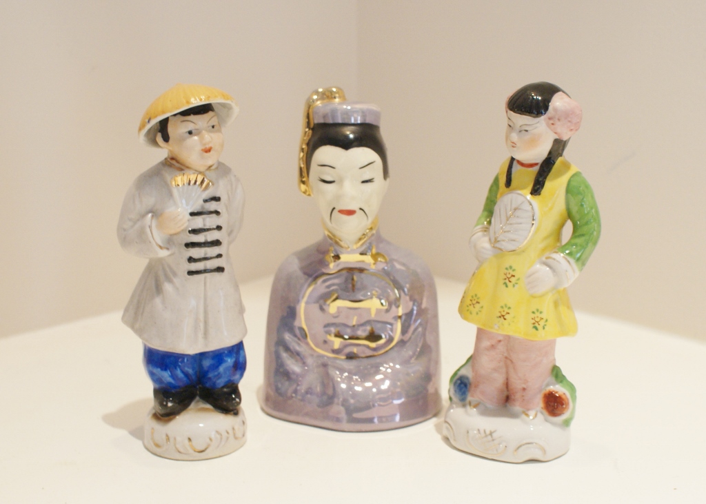 Three Vintage Porcelain Japanese Figurines
