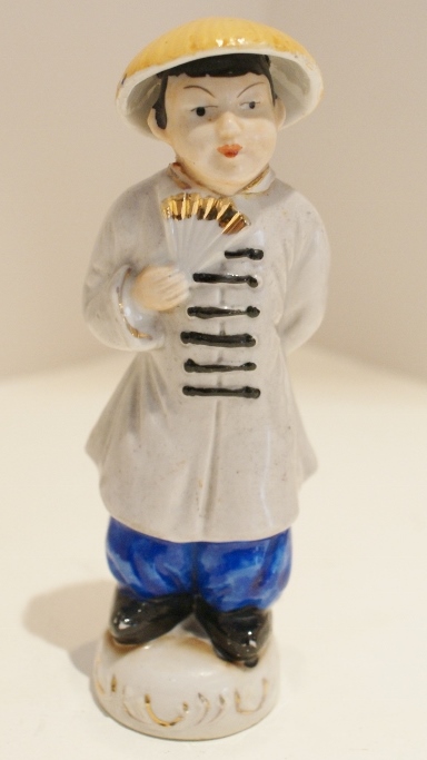 Three Vintage Porcelain Japanese Figurines